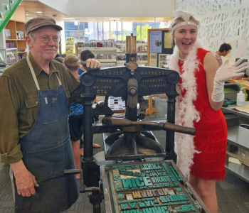Inkiana Printers Printing Press - Make a Poster!